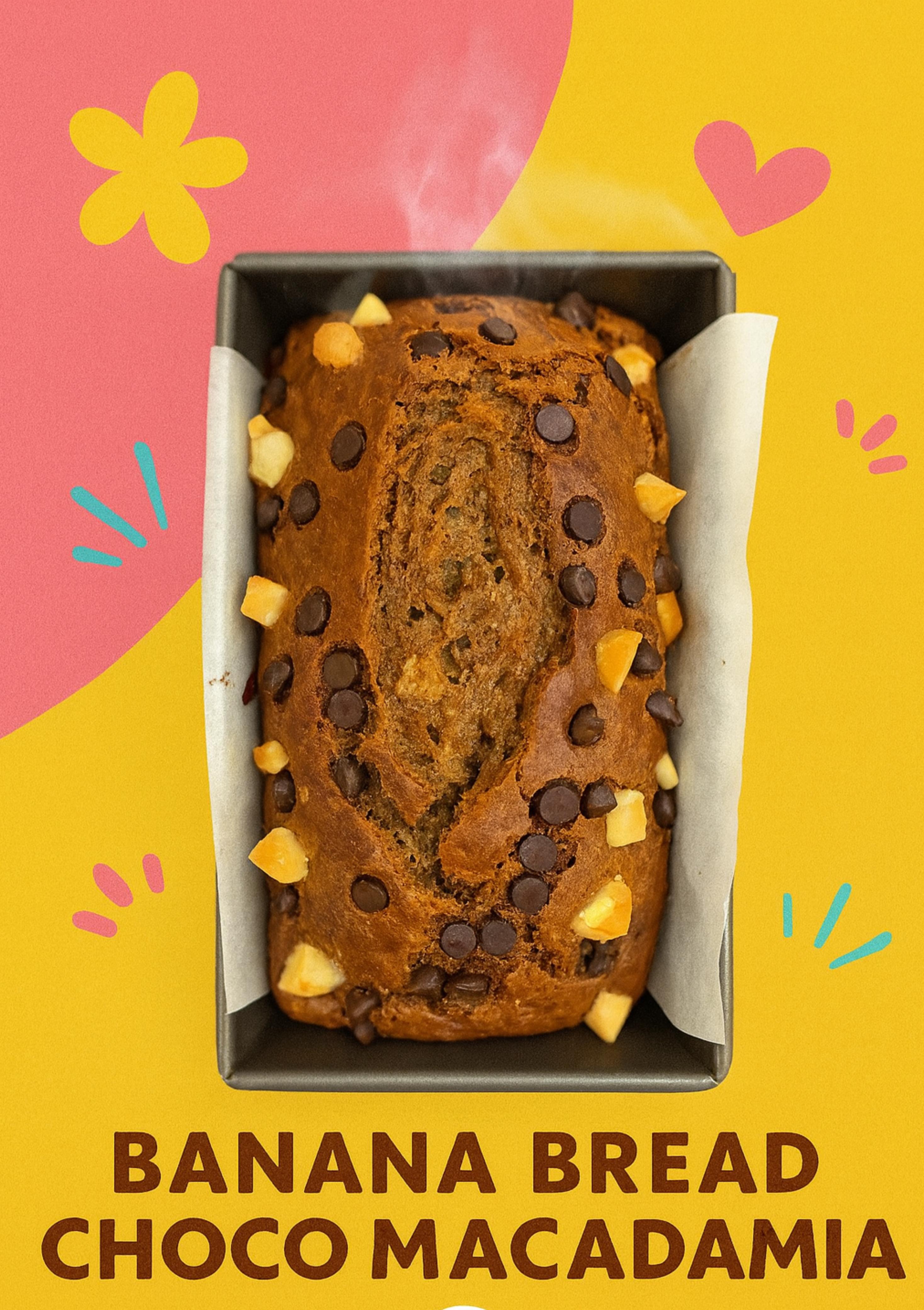 Banana Bread Choco Macadamia